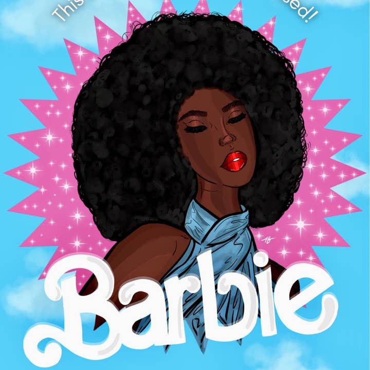 Plakat - Sort Barbie for engroshandel hos Afro Garden