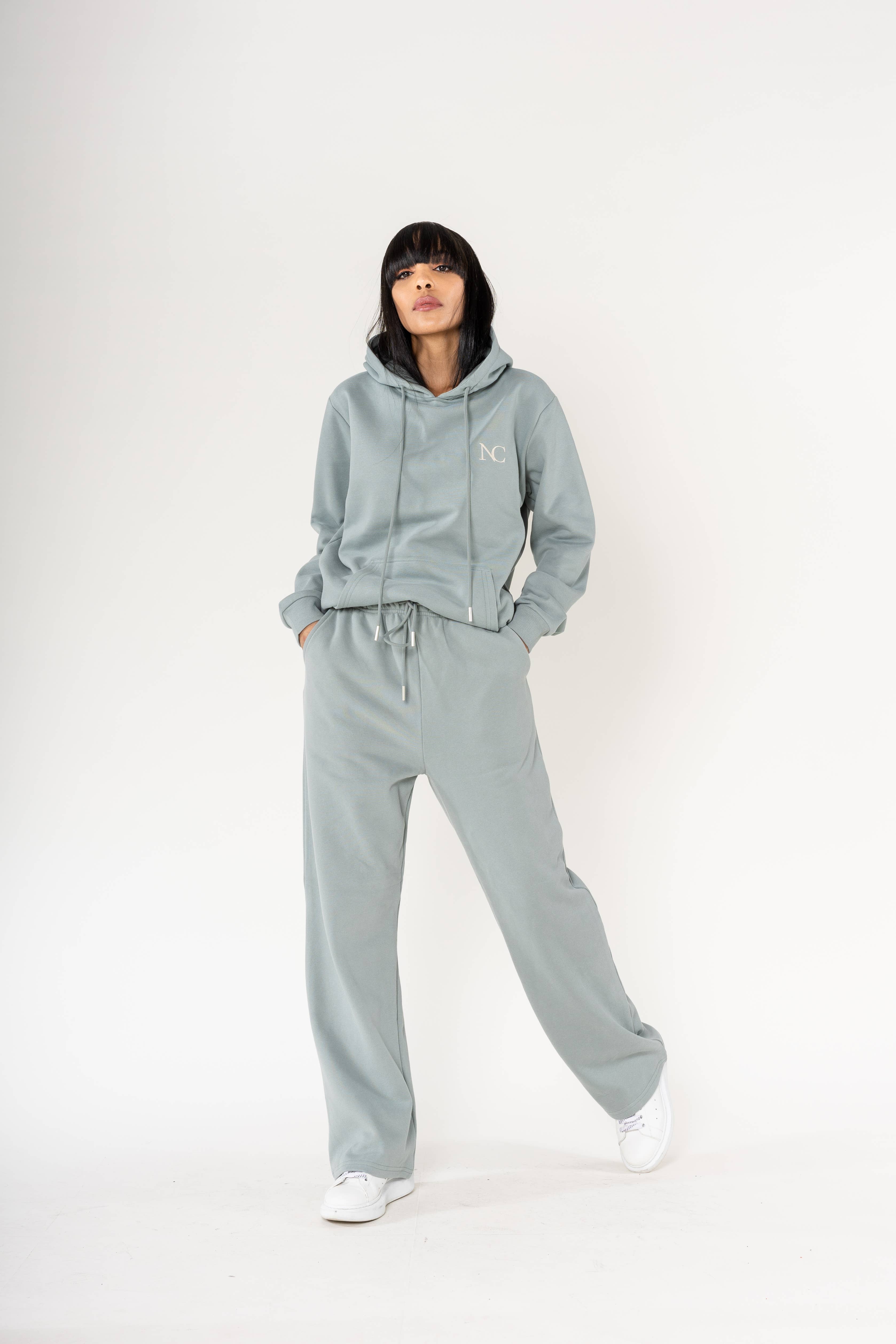 Nina Carter - Wholesale Lounge Sweatpants/Joggers - Women's - F023 loungewear sport flared fleece joggers9