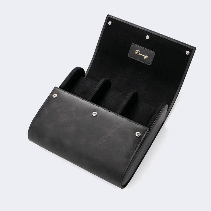 Urkasse - 6 Ure Kul Læder Rulle for engroshandel hos Roarcraft