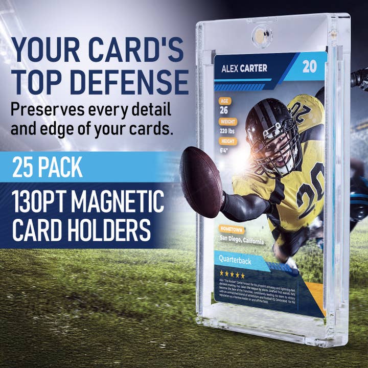 Invested Alliance LLC – Cartas de jogar por atacado – 130PT - 25 Pack Premium Suporte Magnético para Cartões1