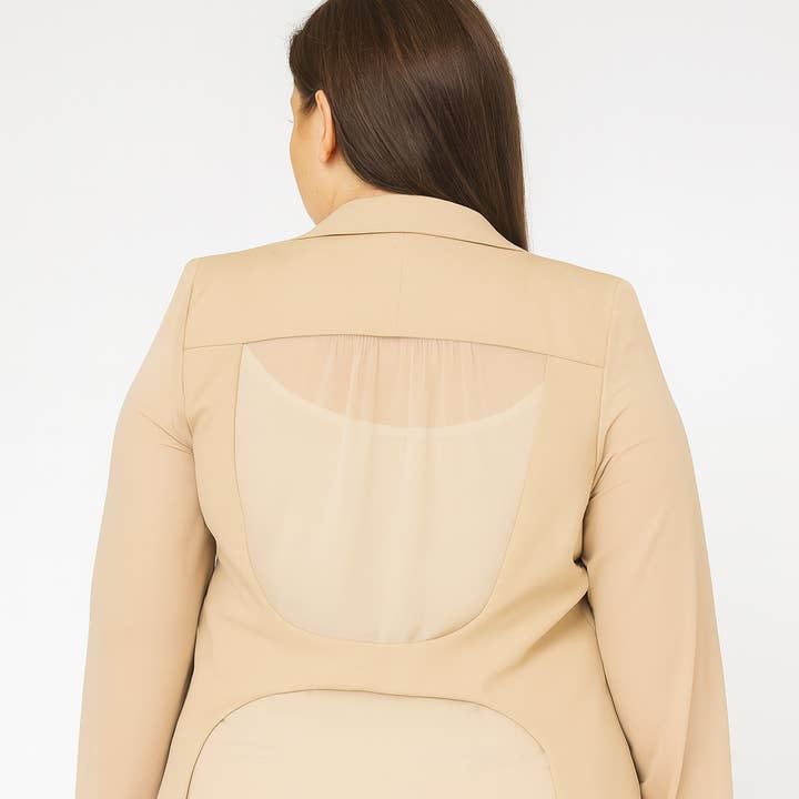 Plus size women's jacket A6163GT - chiffon sleeves and other Purchase Wholesale prêt à porter grande taille femme. Free Returns & Net 60 Terms on Faire trending on Faire.