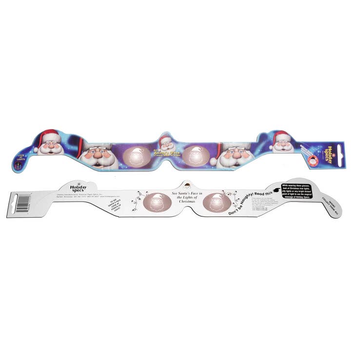 American Paper Optics, LLC – Engroshandel Gæstegave – Santa 3D Holiday Spec Briller - 25 Pakke1