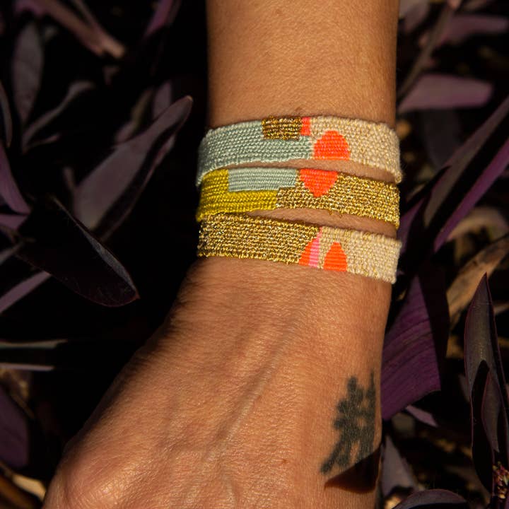 MURAVITO – wholesale Vävt/flätat armband – Mallorca #134 - unikt handgjort armband i textil5