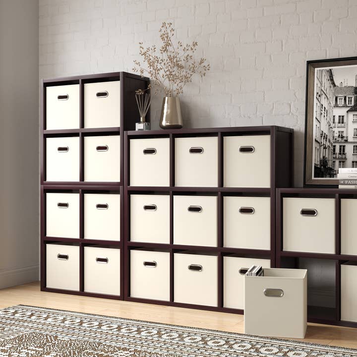 John Louis Home - Wholesale Cube Storage - John Louis Home Solid Wood 4 Cube Organizer 10
