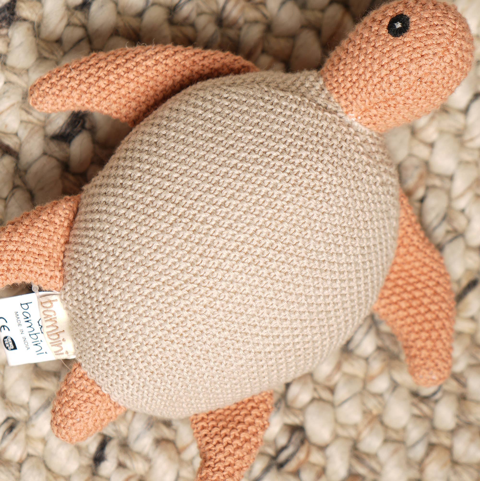 Bambini - Venta al por mayor Peluche - Niños y bebés - Juguete de Peluche | Juguete de Tortuga de Algodón Tejido a Mano Suave1