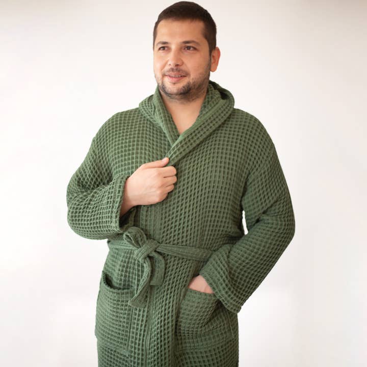 Vivamaison – Engroshandel Morgenkåbe - Unisex – Premium Vaflet Bomuld Badekåbe, Unisex Spa Komfort65