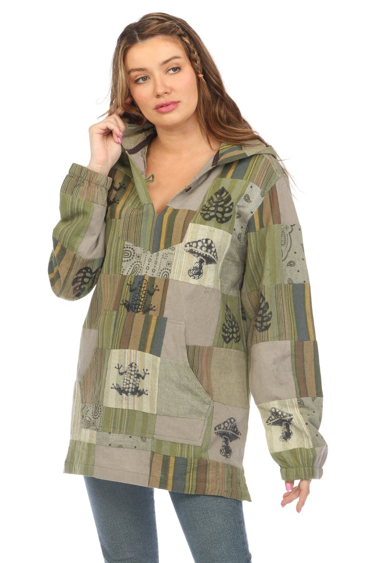 Lakhays Collection Inc. - Wholesale Hoodie - Unisex - Patchwork Unisex Baja3