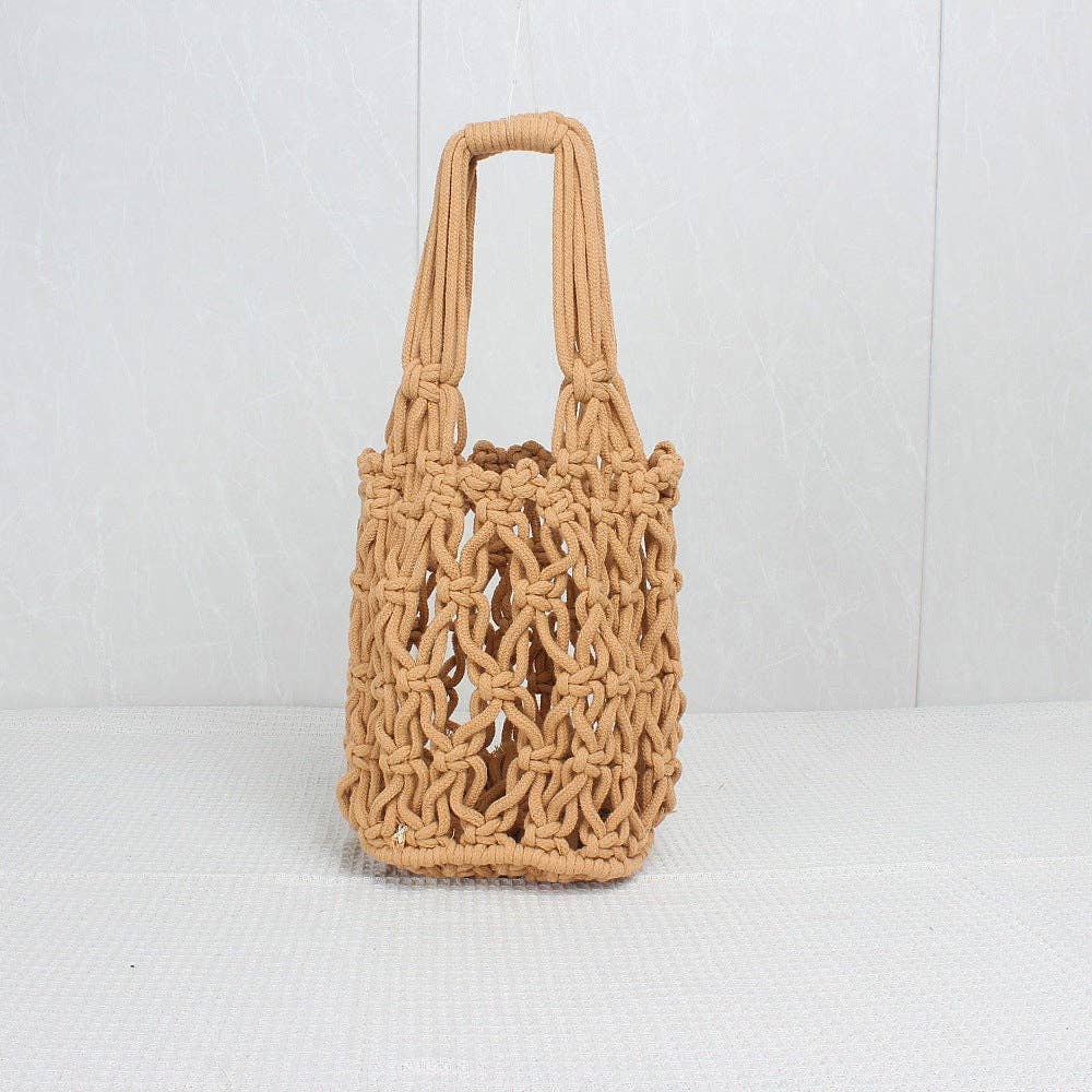 ShieldChic - Wholesale Beach Bag - Crochet Market Bag Fishing Net Hollow Bag4