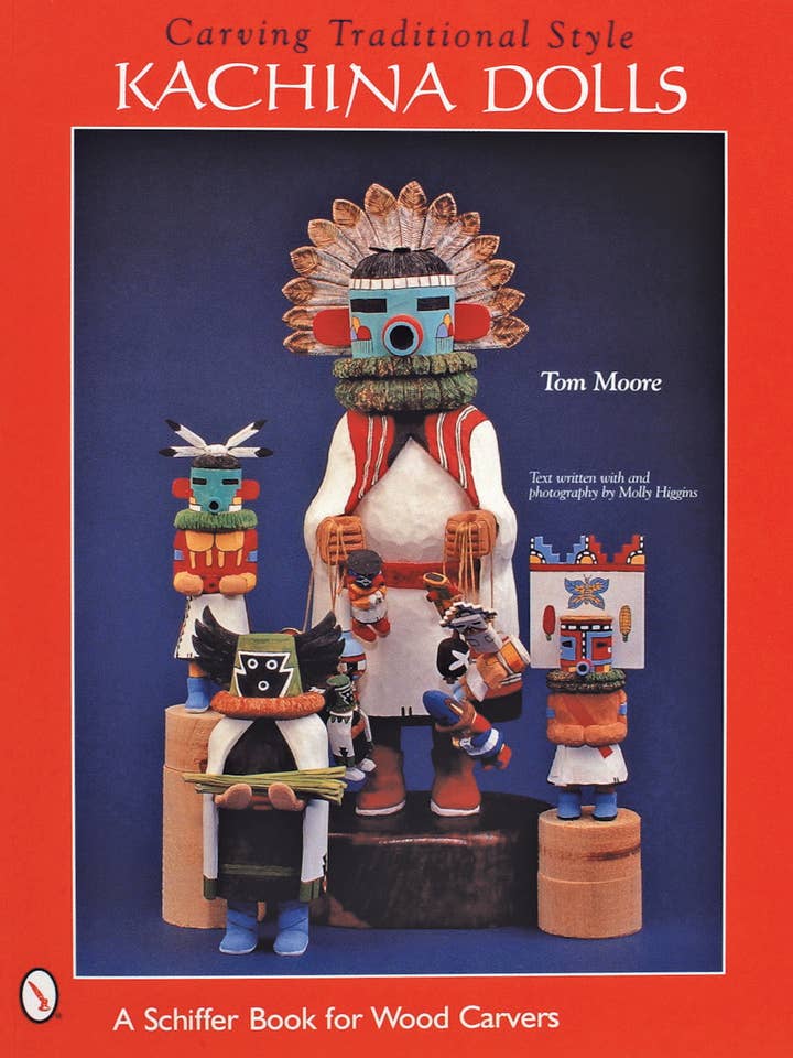 Carving Traditional Style Kachina Dolls for wholesale by Schiffer Publishing