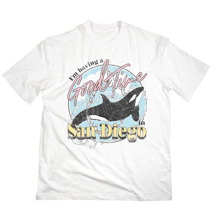 Orca Splashing - I'm Having a Good Time in San Diego for wholesale by Achitopia