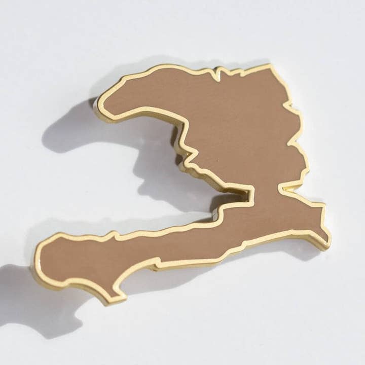 Épingle Émaillée Ayiti pour la vente par Fanm Djanm