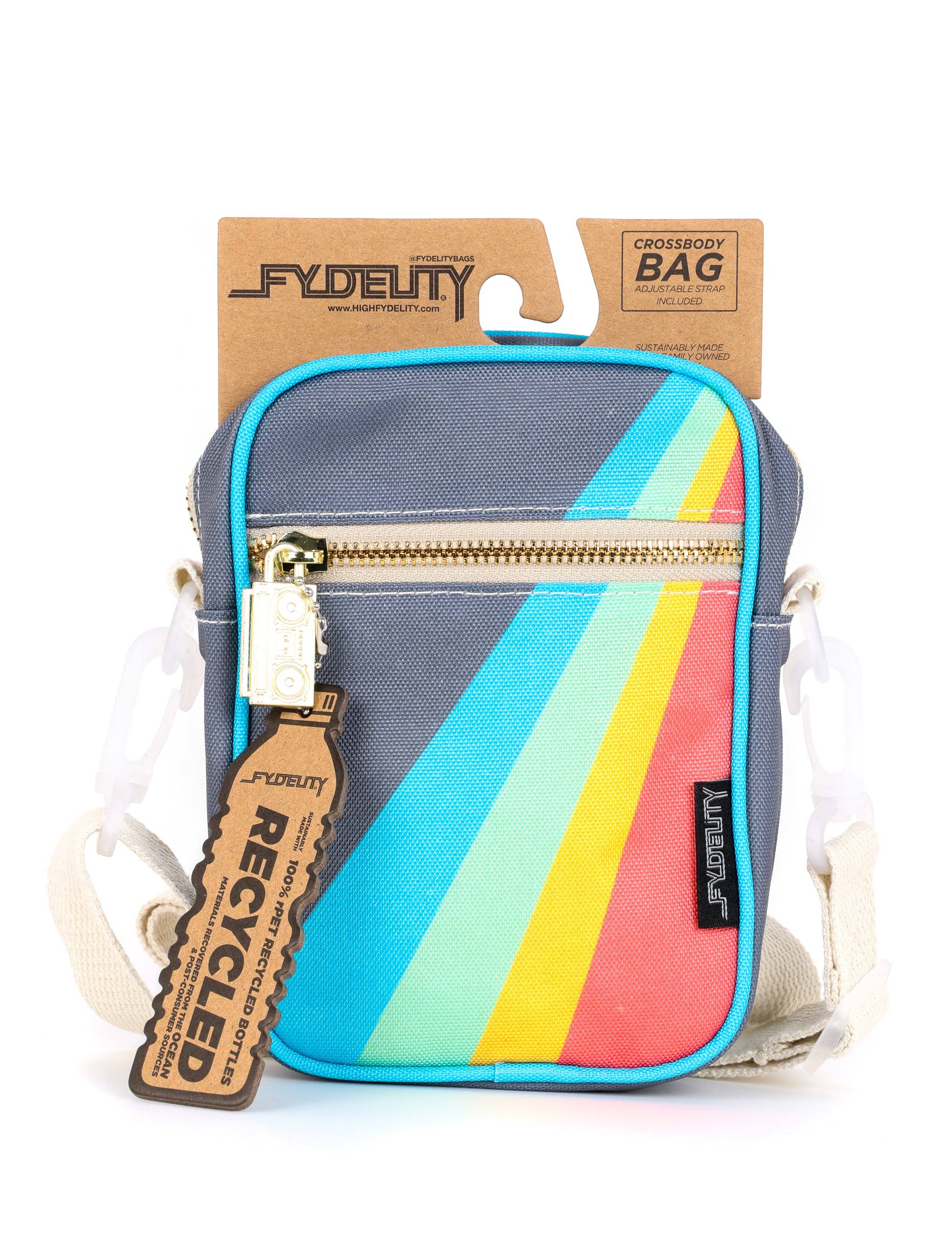 Fydelity - Wholesale Crossbody Bag - Unisex - 88685: Mini Brick Bag | Recycled rPET | Flash1