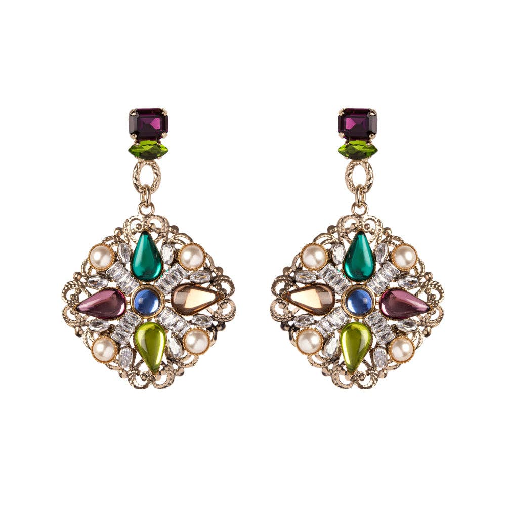 MULTICOLOR ORECCHINO - línea VIKTORIA - Código de artículo 551165 de venta al por mayor en Faire