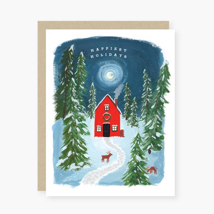 woodsy stuga semesterkort för wholesale av 2021 Co.