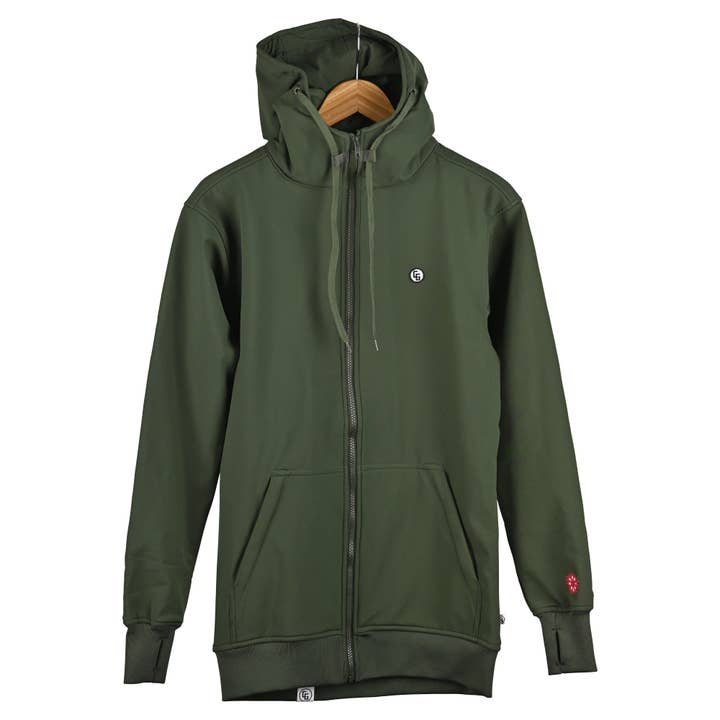 CG Habitats - Wholesale Hoodie - Men's - Tech Zip Hoodie_Standard-Waterproof Hoodie with Stash Pocket