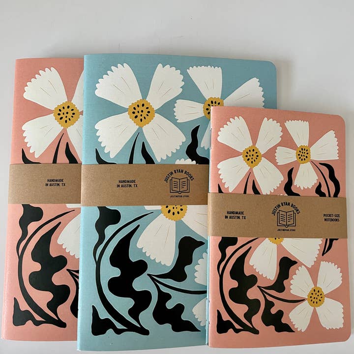 Spring Floral Notebook for wholesale by Justin Ryan Books
