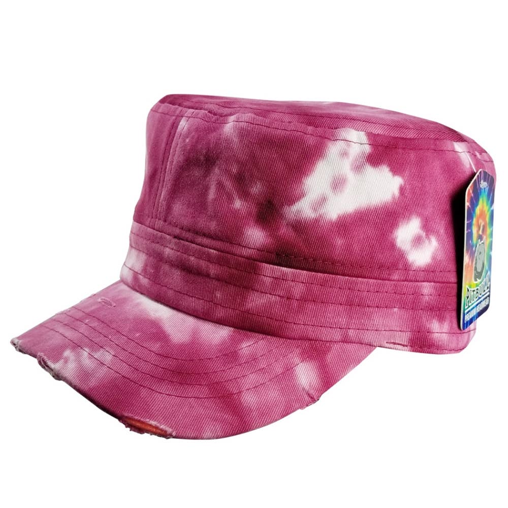 DOBBI – Großhandel Basecap – Damen – CAMBRIDGE PLAIN TIE DYE CASTRO-KAPPE0