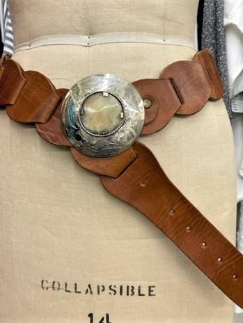 Cinturón B108 hecho a mano 100% de piel con hebilla plat para venta al por mayor de DAIRI