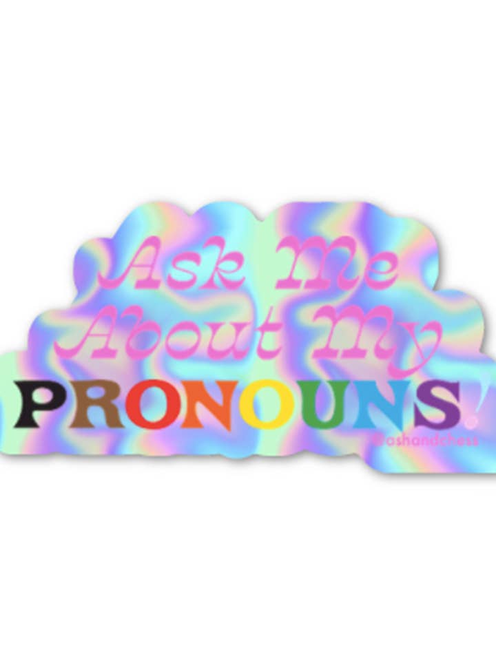 Sticker - Pronomi per la vendita all'ingrosso da parte di Ash + Chess