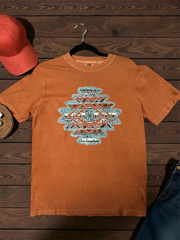 CC DTF TURQ STEER TEES, TSHIRTS, T-SHIRTS, for wholesale by L&B Life