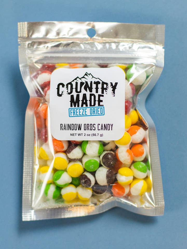 Freeze Dried Rainbow Orbs for wholesale by Country Made Freeze Dried