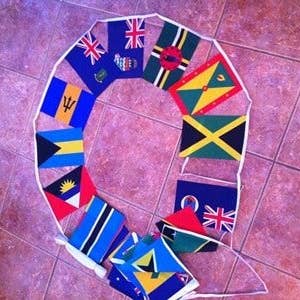 Fanions du Commonwealth Nations 20 m 70 drapeau 15,2 x 22,9 cm pour la vente par Worldwide Flags Ltd