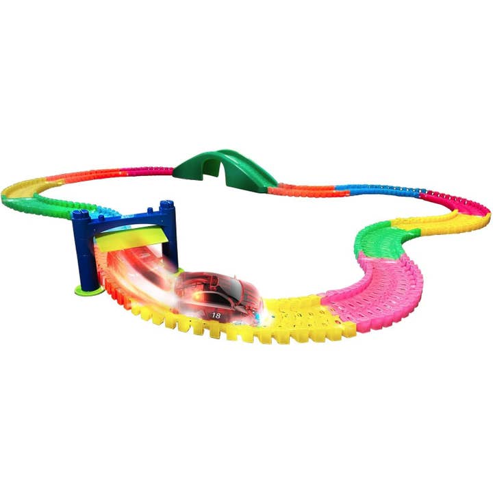 Mindscope Products - Wholesale Toy Car/Truck - Kids - Mindscope Neon Glow Magna Tracks 11' Magnetic Tracks4