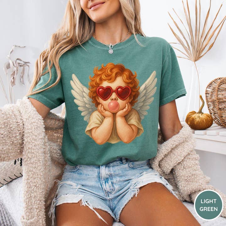 Comfort Colors Vintage Cupid Shirt, Valentine Day Sweater for wholesale by Glaime