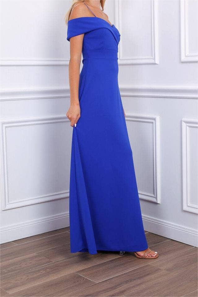 Alice'Desir - Wholesale Gown - Women's - 8892 A-line dress with boat neckline38