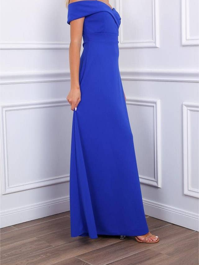 Alice'Desir - Wholesale Gown - Women's - 8892 A-line dress with boat neckline38
