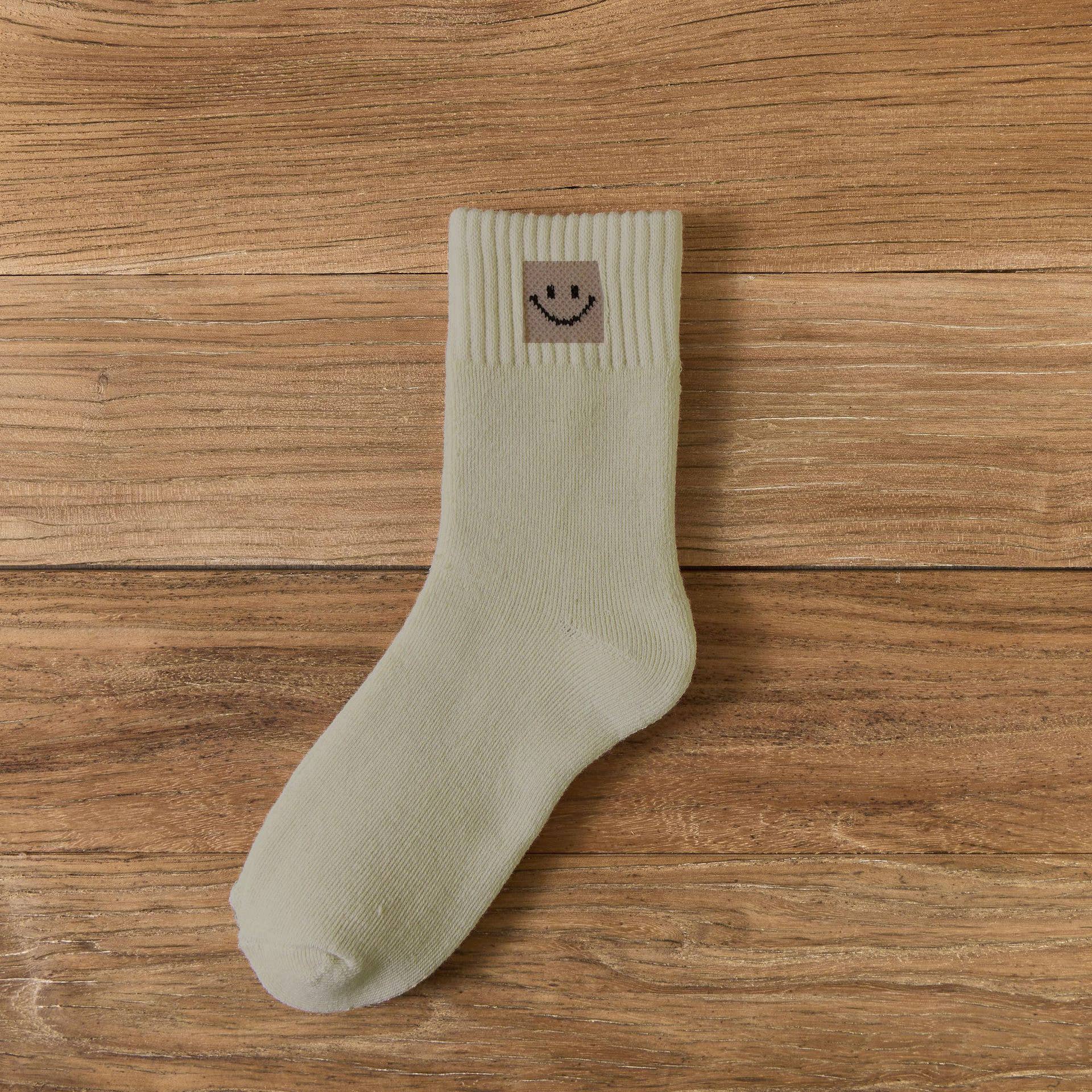 MKS America - Wholesale Socks - Women's - Smiley Face Icon Fleece Socks8