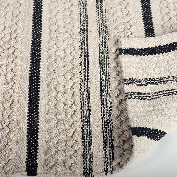 3' x 5' Woven Cotton Rug for wholesale by Forpost Trade Inc