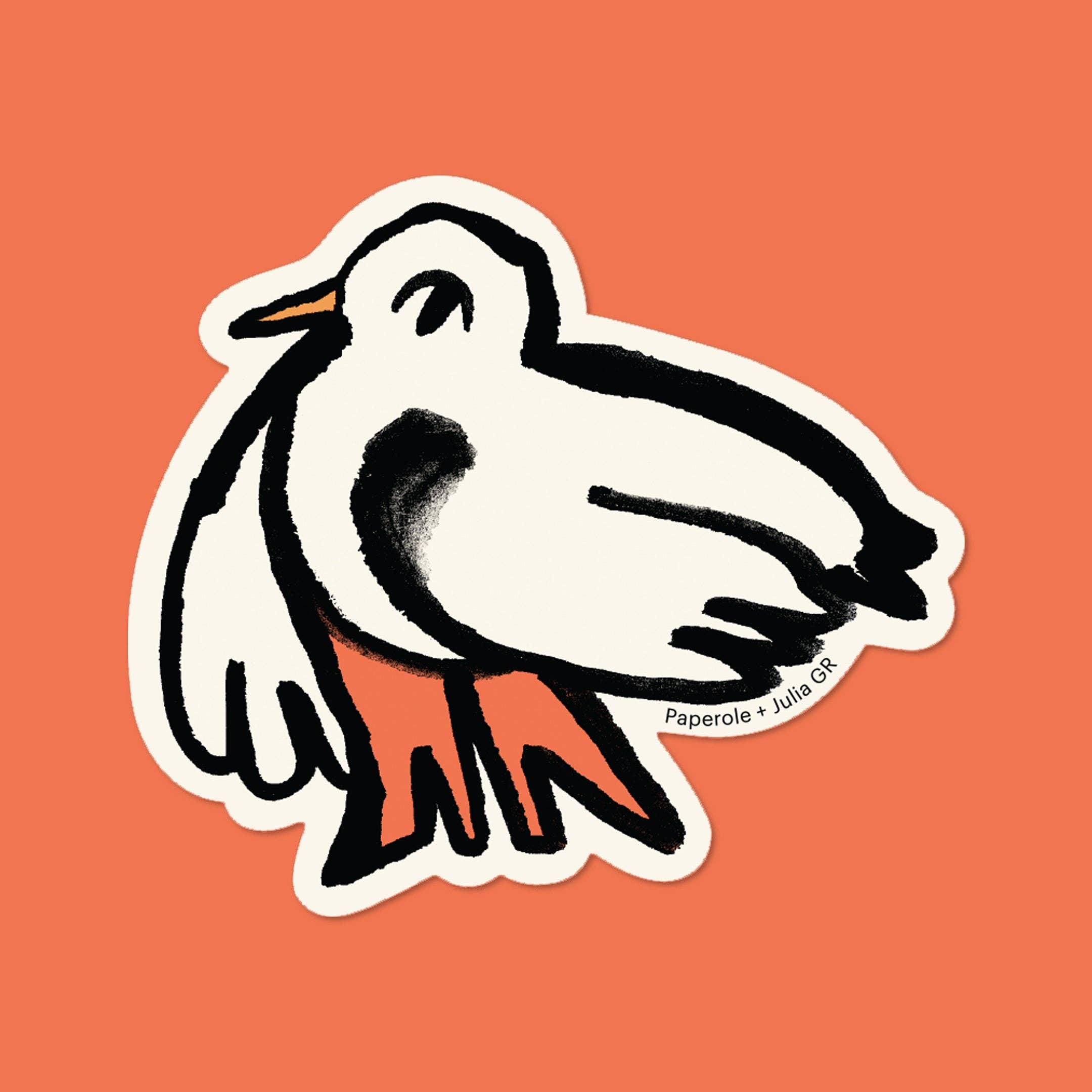 Paperole - Wholesale Sticker - YVES THE BIRD — Bumper Sticker1