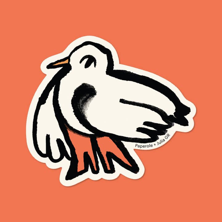 Paperole - Wholesale Sticker - YVES THE BIRD — Bumper Sticker1