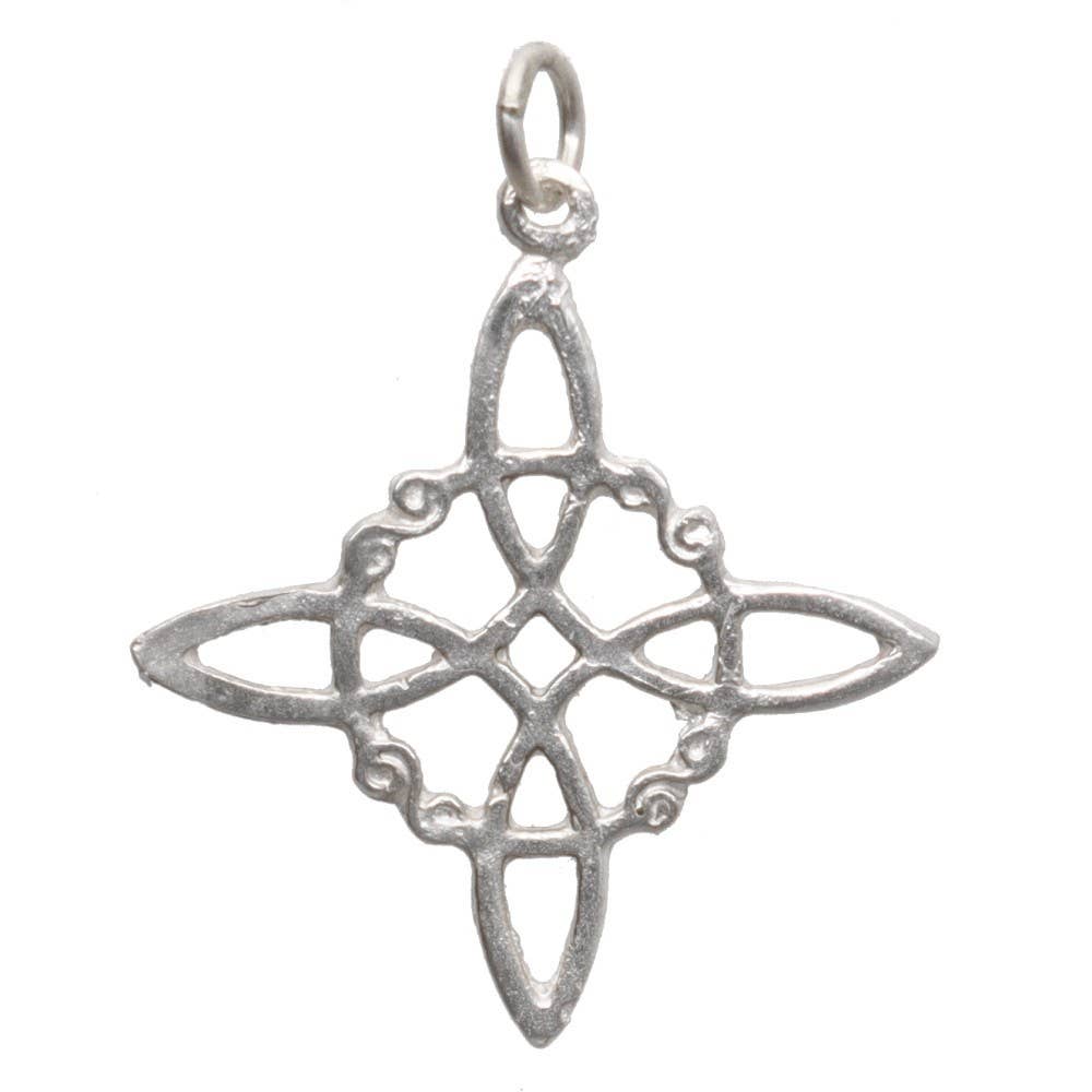 Vives de la Cortada S.L - Wholesale Individual Charm/Pendant - Witch's Knot Pendant in 925 Sterling Silver0