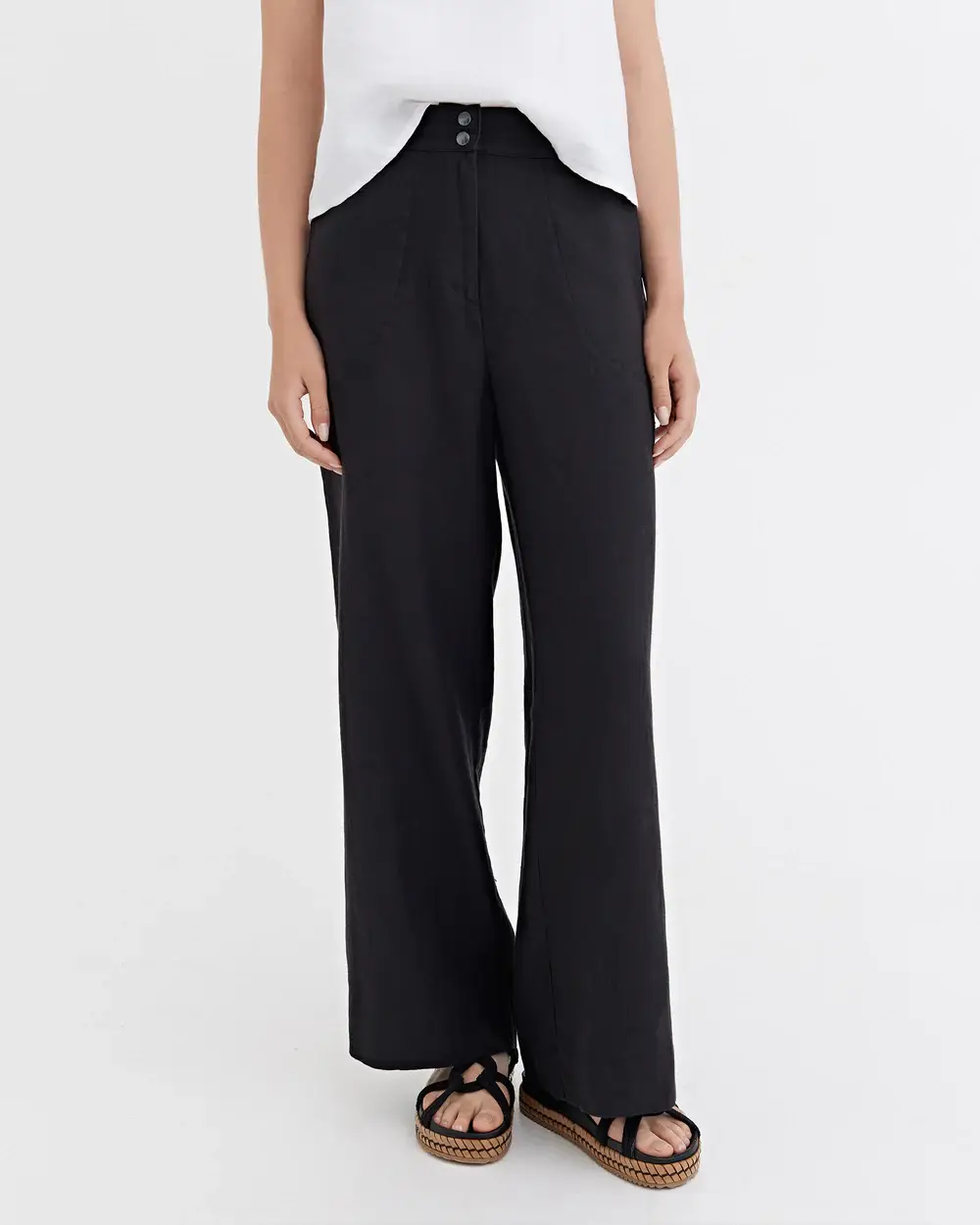 MagicLinen (We handle U.S. import procedures for you) - Wholesale Pants - Women's - Wide linen pants Banff2