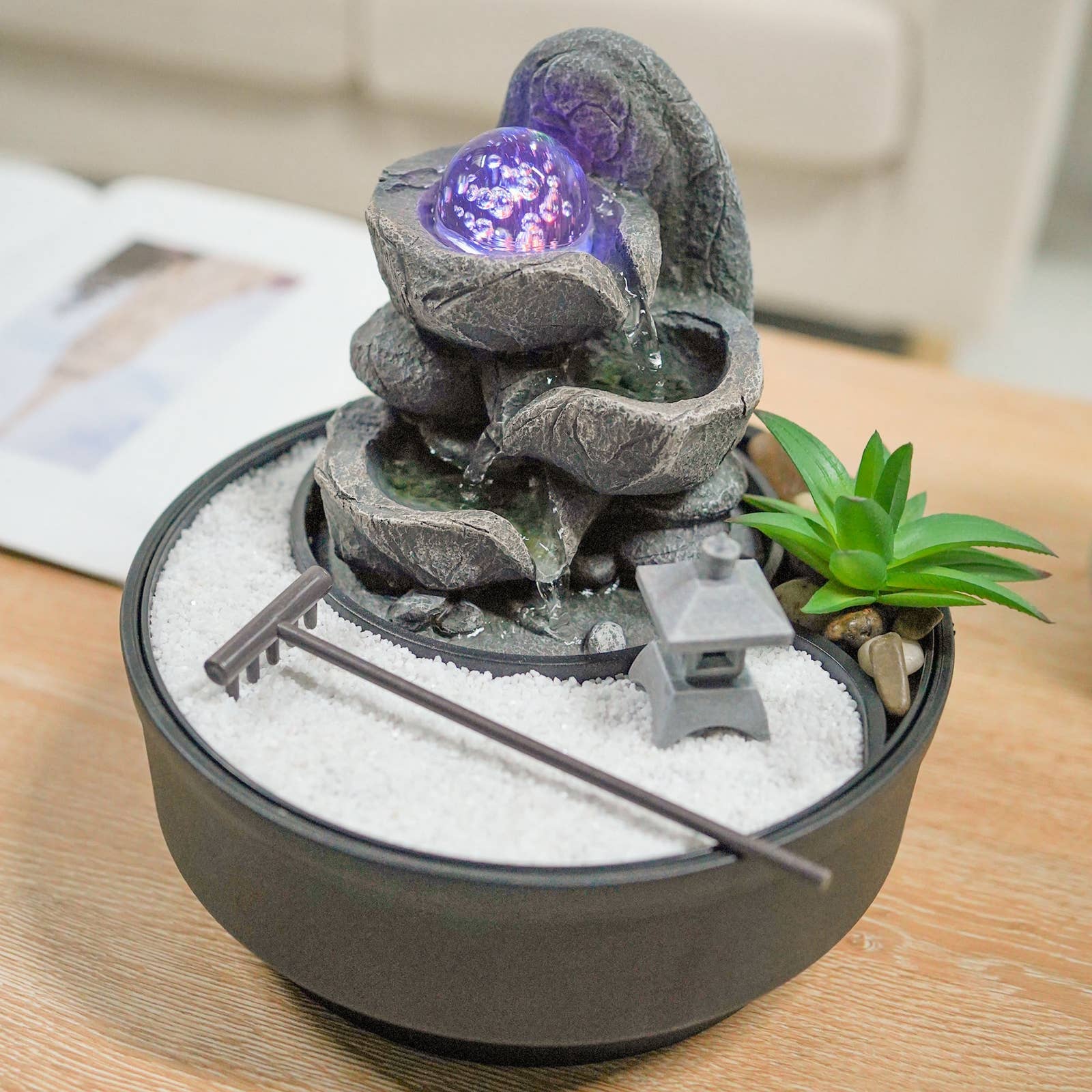 Zen'Arôme - Wholesale Decorative Tabletop Object - Zen Garden & Bogota Indoor Fountain - Zen Atmosphere Decor9