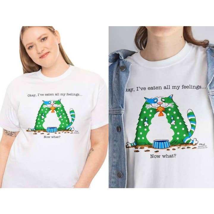 Eat My Feelings. - T-Shirts (Classic or Women's Fitted) for wholesale by Graham Sale