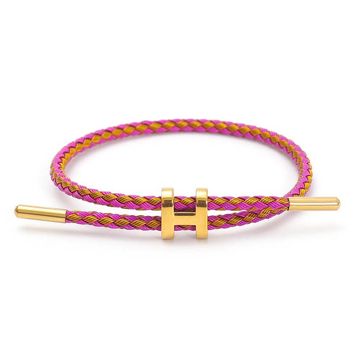MKS America - Wholesale Woven/Braided Bracelet - Adjustable Titanium Steel H Buckle Bracelet14