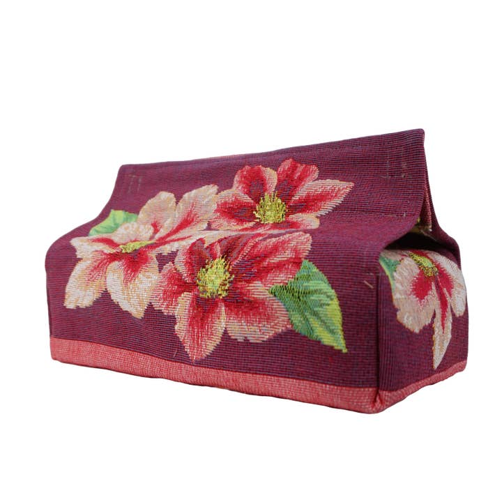 Clematis Tissue Box for wholesale by Art De Lys