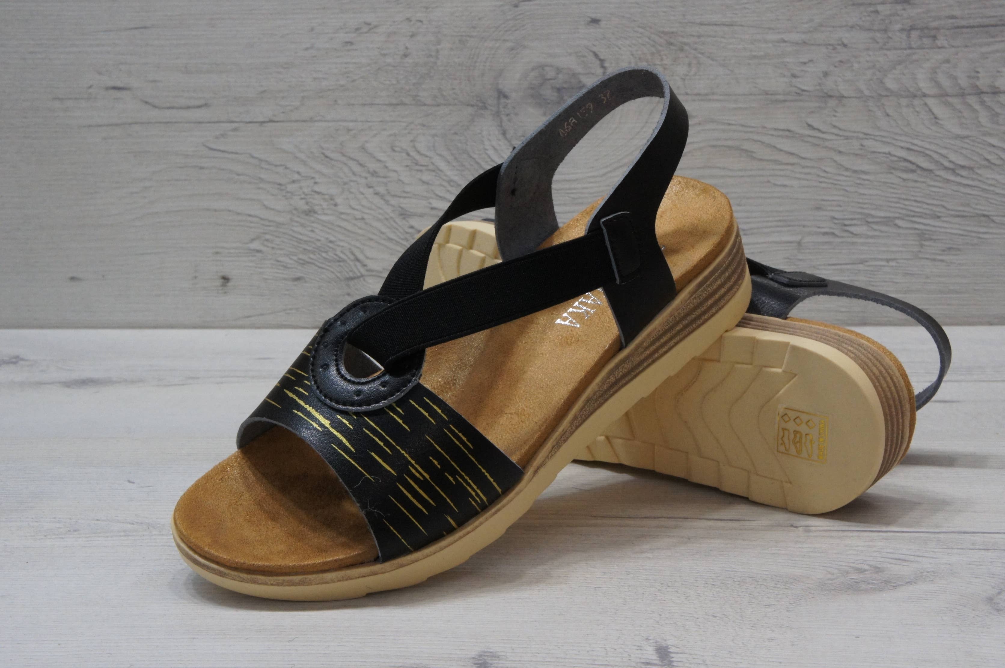 Top Staka – wholesale Sandals – Women's – A68159 Women's Plain Simple Circular Elastic Strap Sandals14