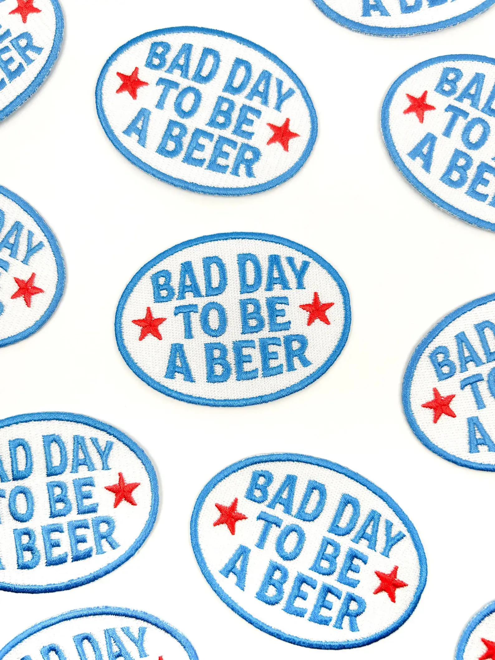Field Trip Threads – wholesale Patch – Bad Day to Be a Beer Embroidered Iron-On Patch Tailgate4