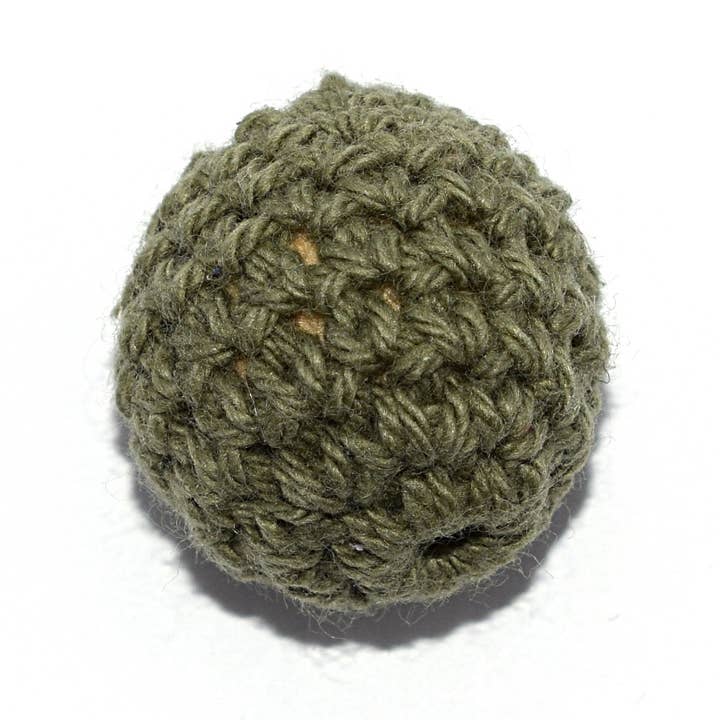 Krog perle 20 mm khaki for engroshandel hos Fais-le toi-même