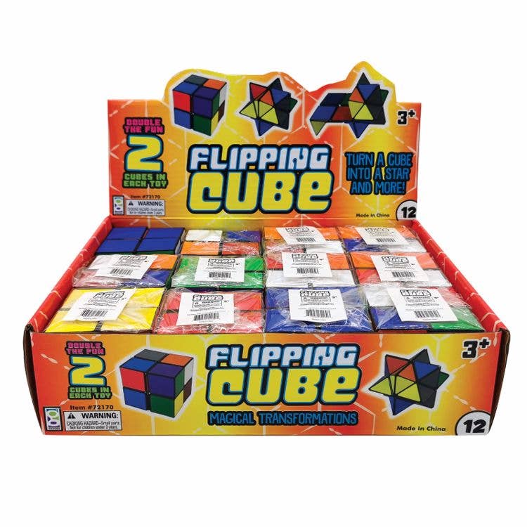 Geddes - Wholesale Classic Toy - Kids - FLIPPIN CUBE TOY 12/DSP2
