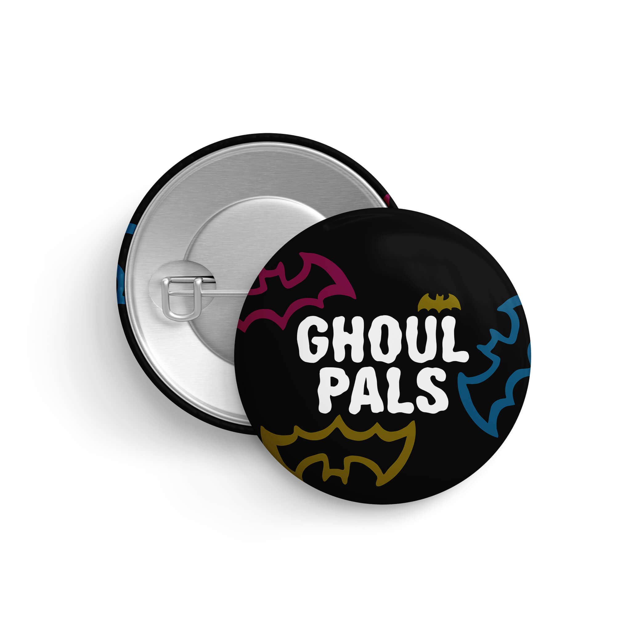 That Queer Card Co – wholesale Lapel pin/button – Pansexual Ghoul Pals | Spooky Pride Pin | LGBTQ Button Badge0
