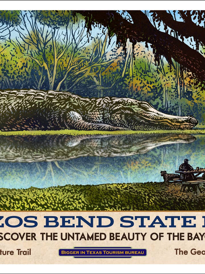 Brazos Bend State Park 13 x 19 print for wholesale by ChetArt