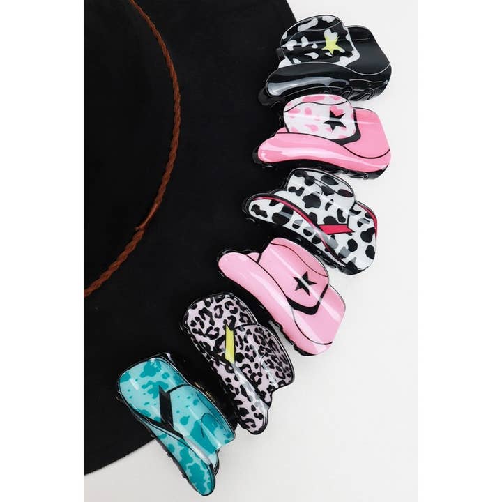 MIX COLOR Cowgirl Hair Clip for wholesale on Faire