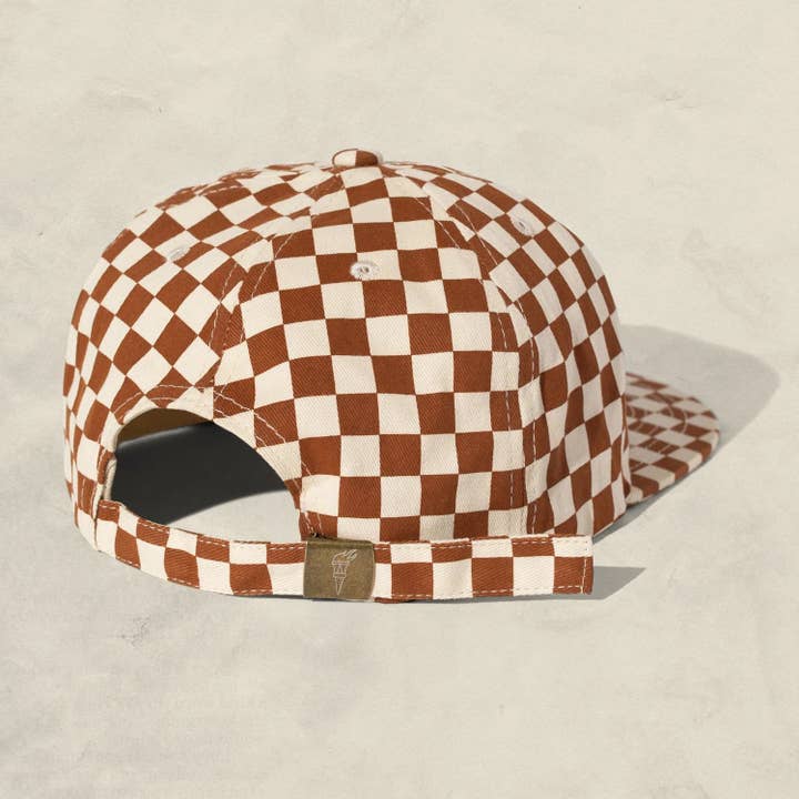The Space Bureau - Wholesale Flat Brim Cap - Unisex - Silly Goose 5-Panel Checkered Floppy Hat7