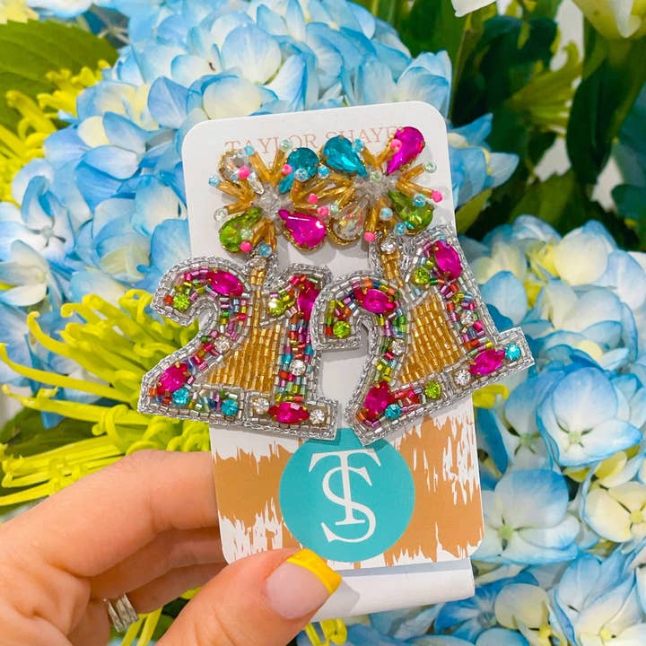 Taylor Shaye Designs - Vente Boucles d'oreilles pendantes - Boucles d'oreilles d'anniversaire Milestone3