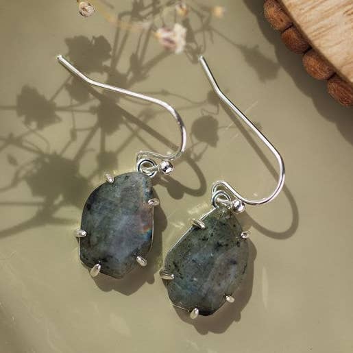 Wild Abandon Jewelry - Wholesale Dangle Earrings - haven earrings-labradorite2